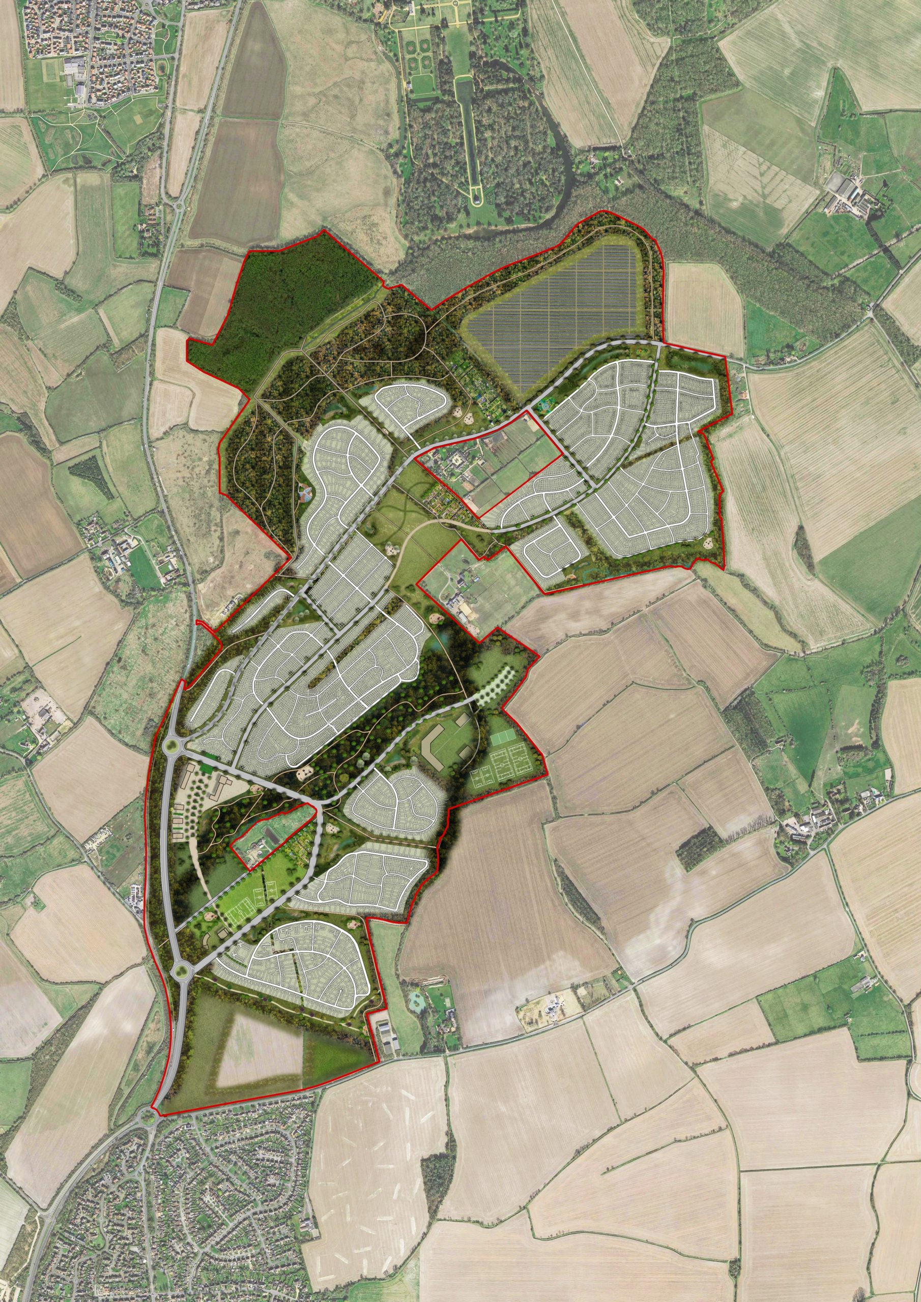 Plans submitted for 4,000 home carbon neutral development