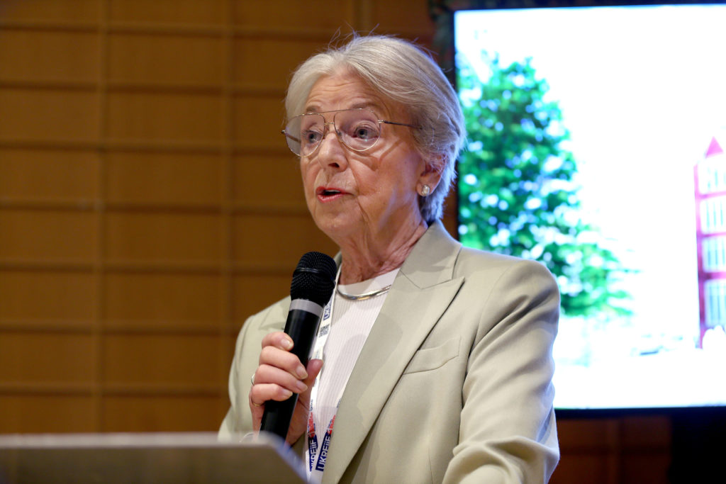 Dame Linda Pollard, Chair, The Leeds Teaching Hospitals NHS Trust Speaking at UKREiiF 2024
