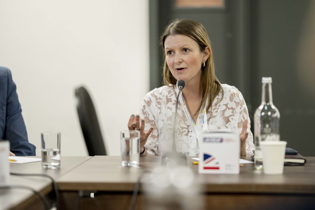 Jenny Hartley, Director at Invest Newcastle speaking at UKREiiF 2024