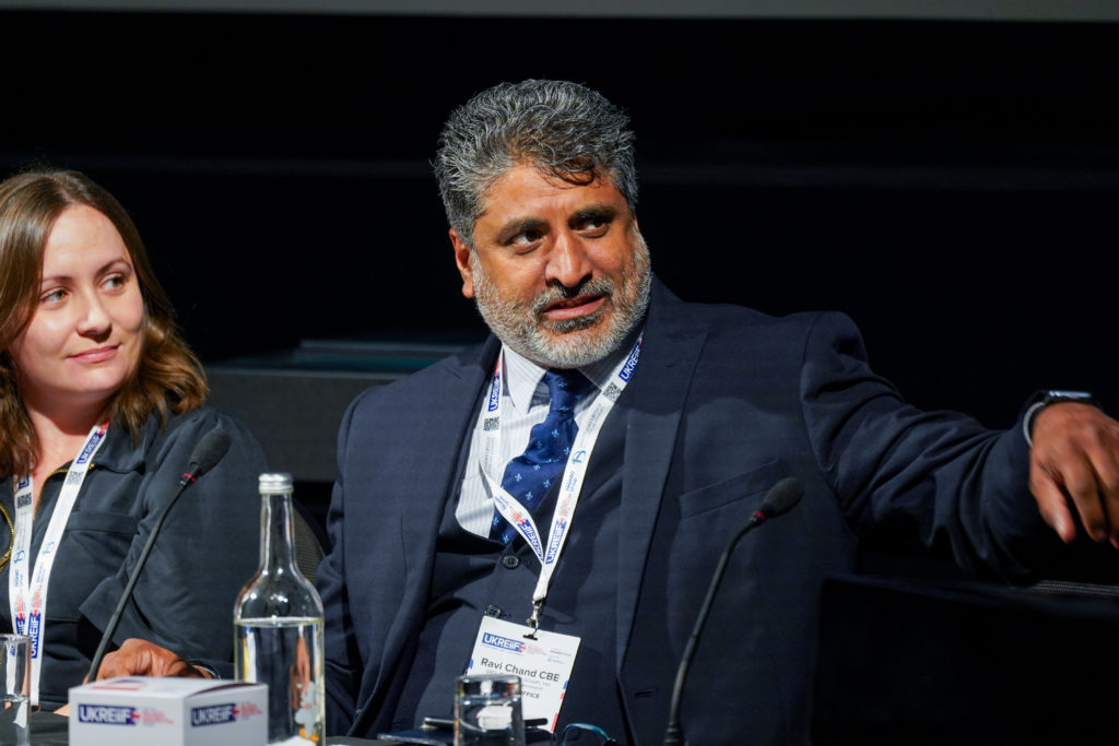Ravi Chand CBE, SRO for Places for Growth, Cabinet Office speaking at UKREiiF 2024