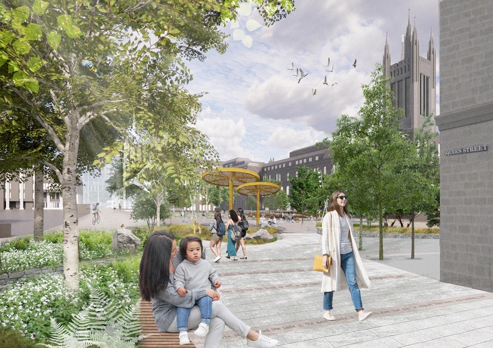 Plans in for £15m urban park in Aberdeen centre