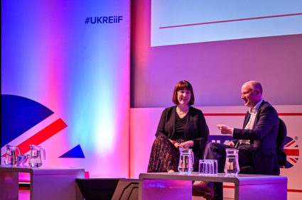 UK Chancellor of the Exchequer, Rachel Reeves speaking at UKREiiF’