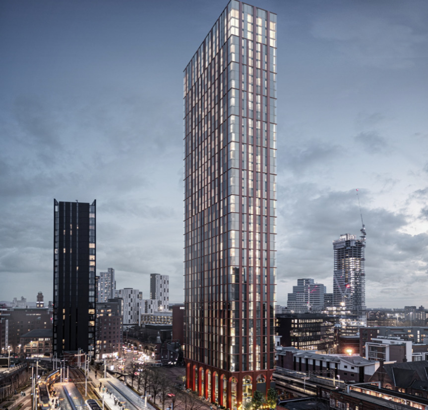 Glenbrook Submits Plans for Landmark Residential Development in Manchester City Centre